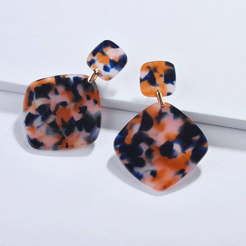 Katydid acrylic drop earrings